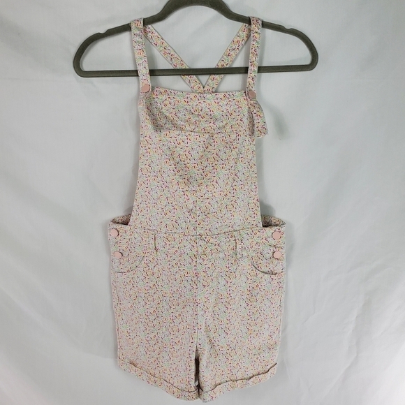 Art Class Sprinkles overall shorts for girls Size XL - Picture 2 of 8